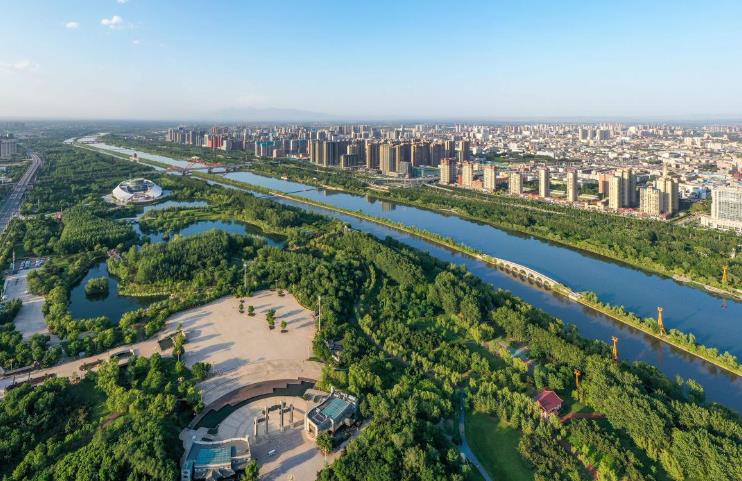 汾河文化生態(tài)公園如畫風(fēng)景