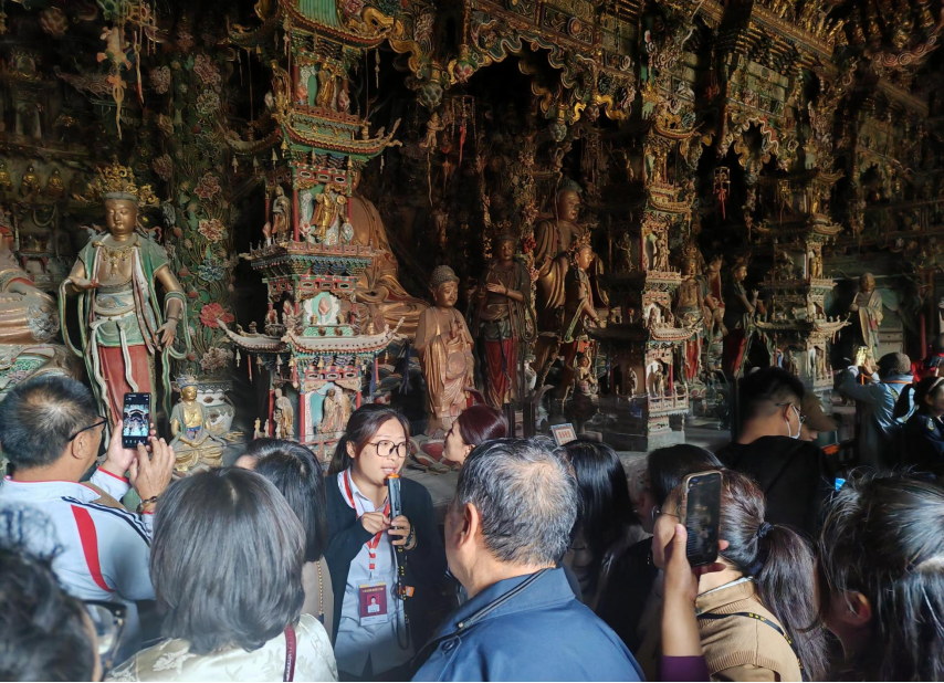 隰縣小西天景區(qū)游人如織。圖片由隰縣縣委宣傳部提供